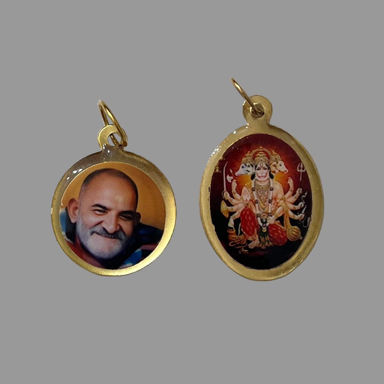 Flat Maharajji Panchamukhi Pendant