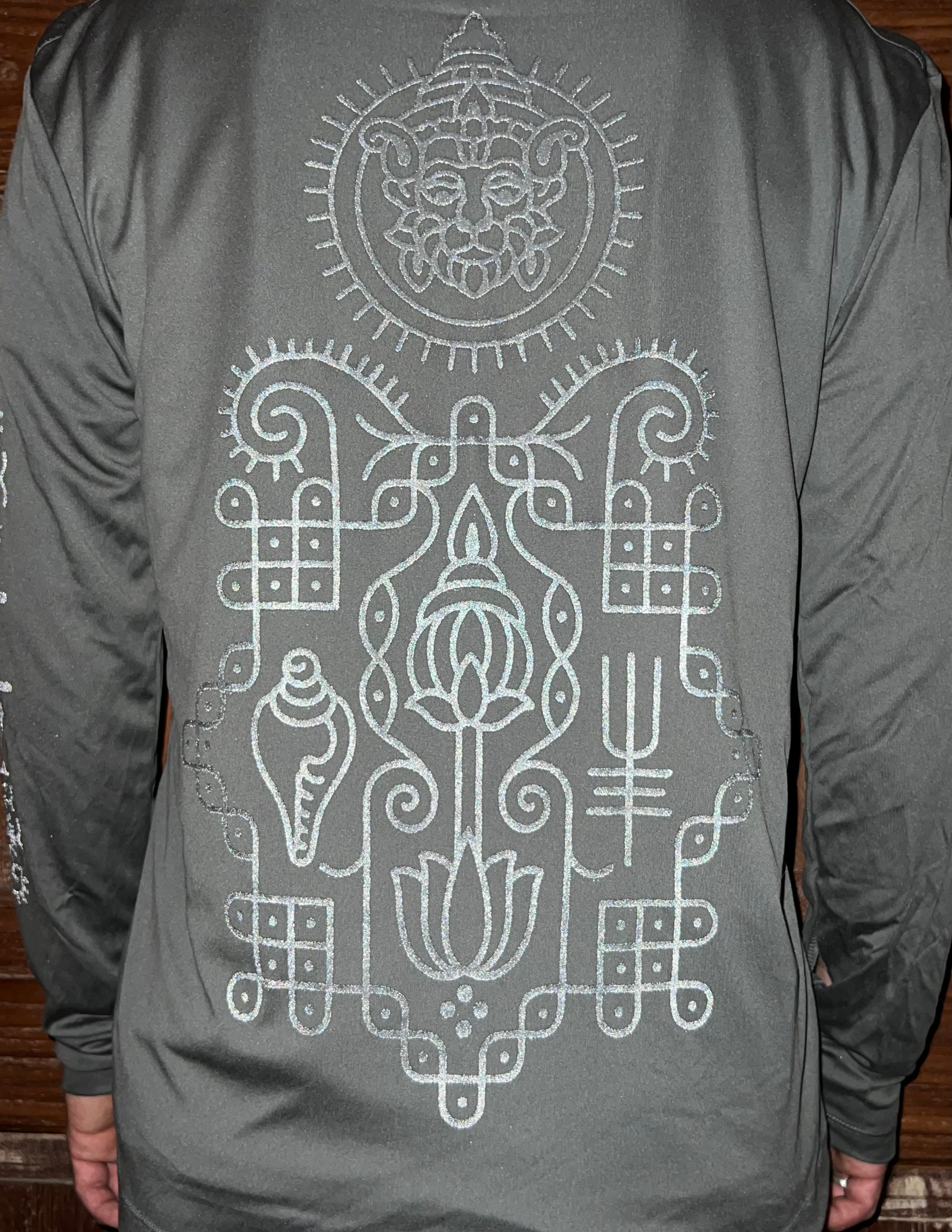 Reflective Ram & Kolam Activewear Hoodie – Puja Dukan