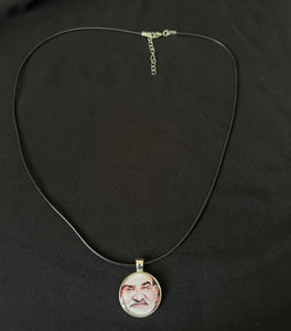 Maharajji metal backed pendant