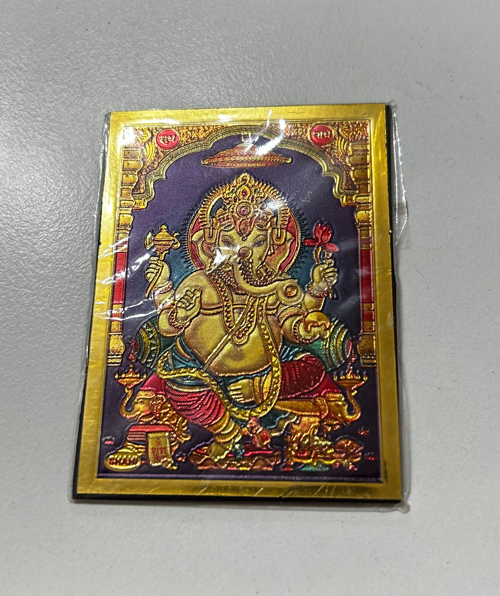 Golden deity magnets