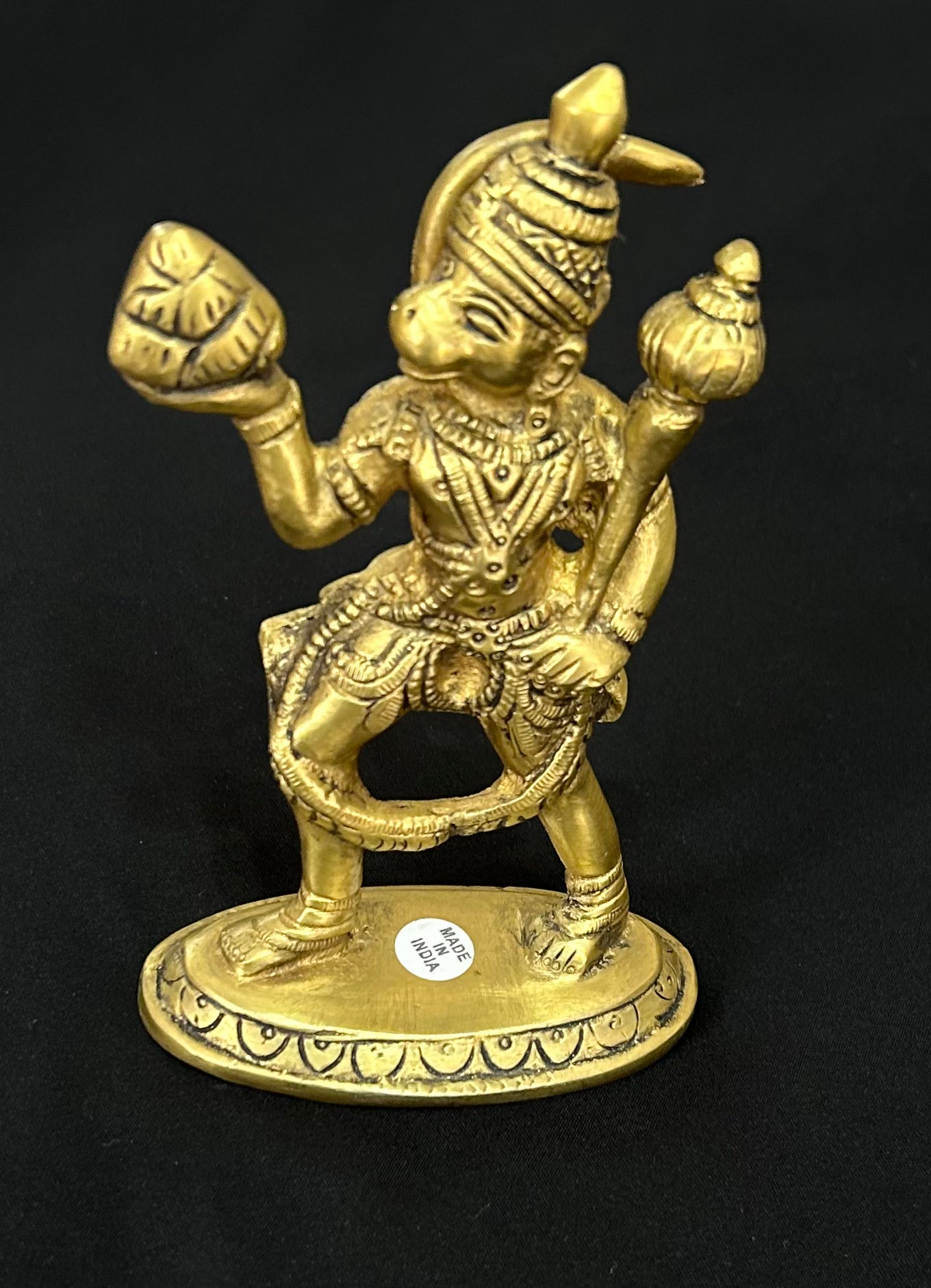 6" Hanuman Carrying the Mountain Murti