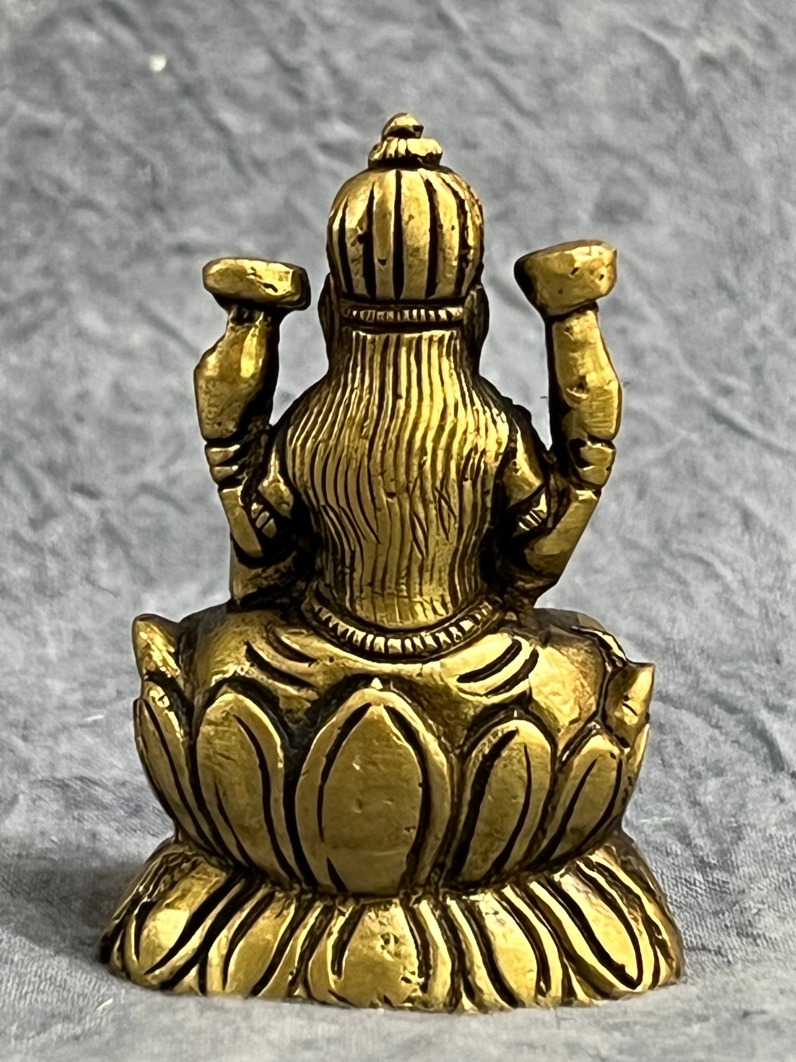 2.5" Brass Lakshmi
