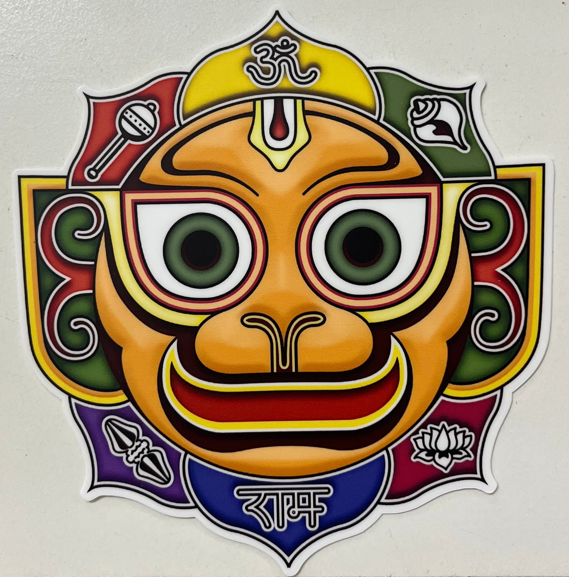 Hanuman Jagannath Sticker