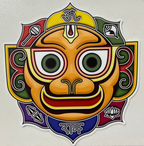 Hanuman Jagannath Sticker
