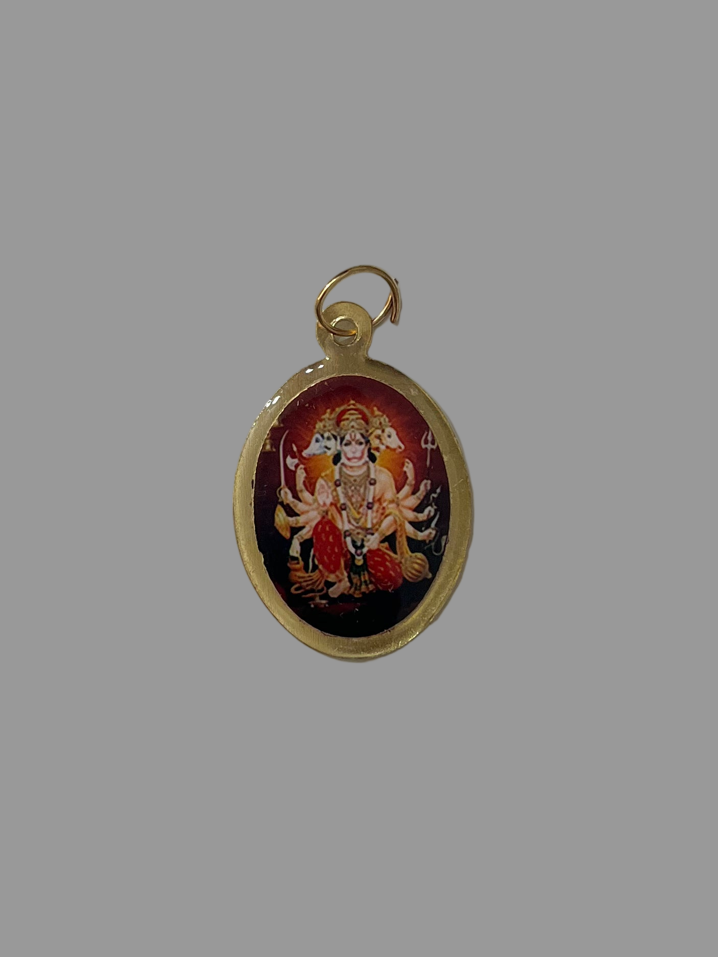 Flat Maharajji Panchamukhi Pendant