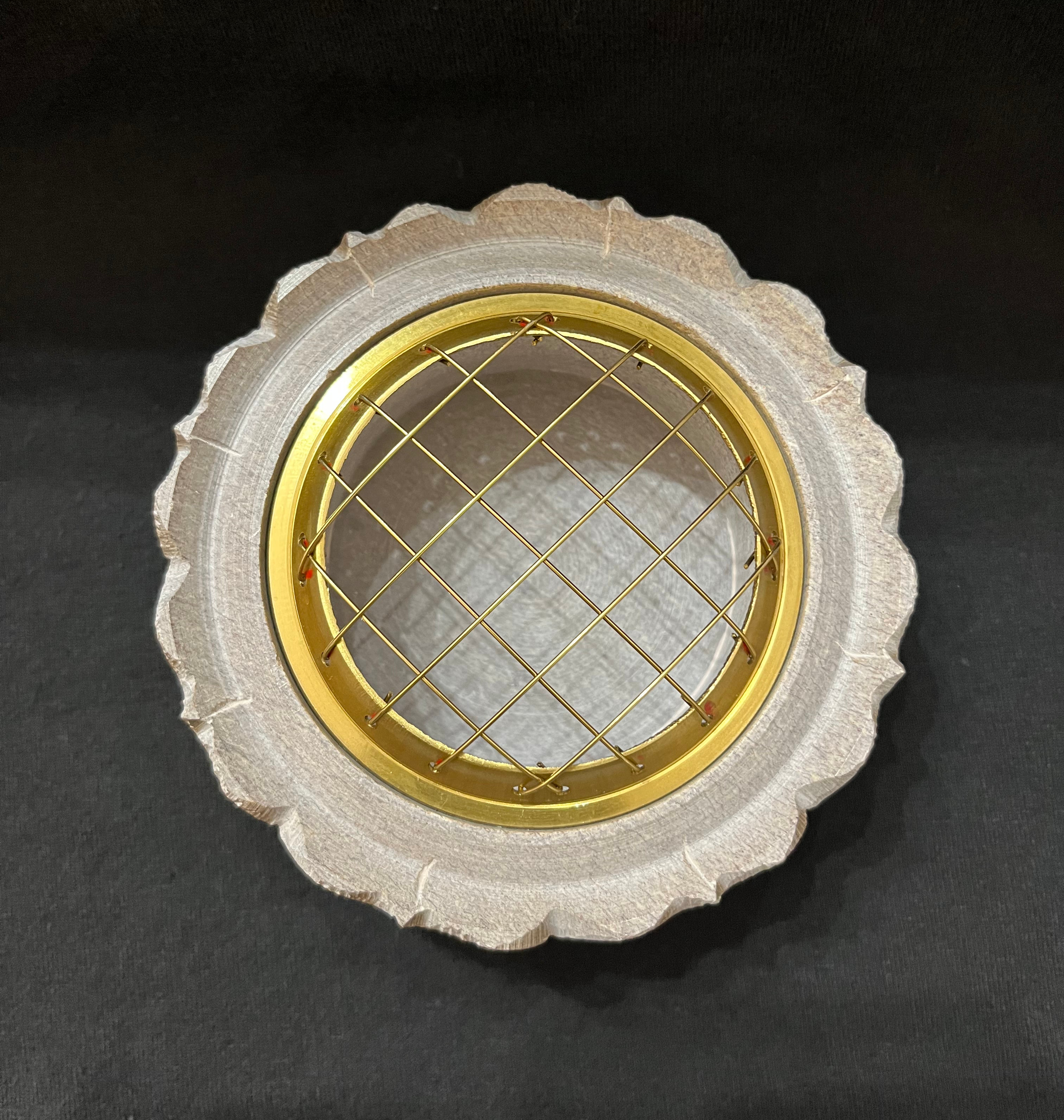 Lotus Carved Charcoal Burner