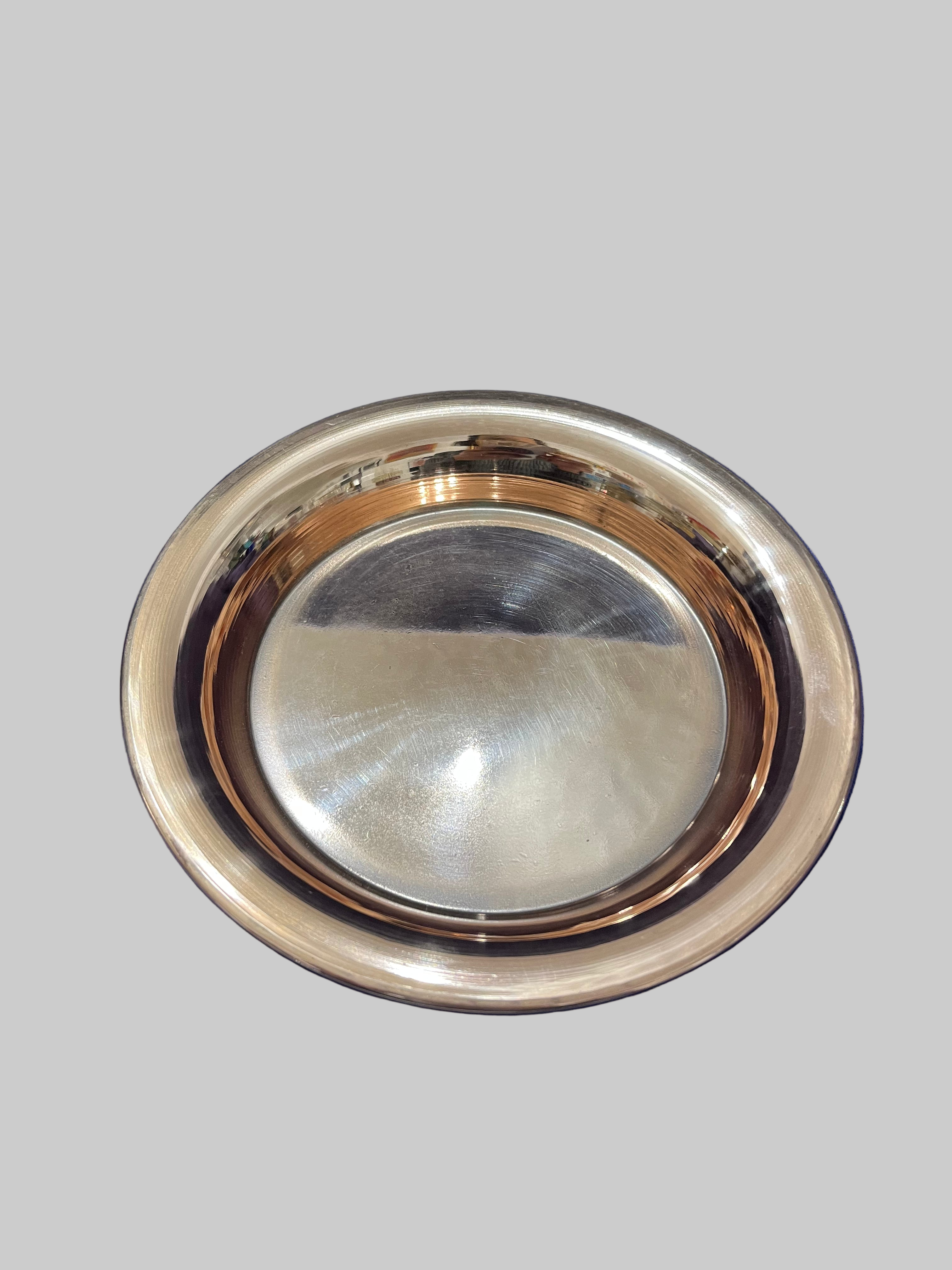 Medium Copper Puja Plate