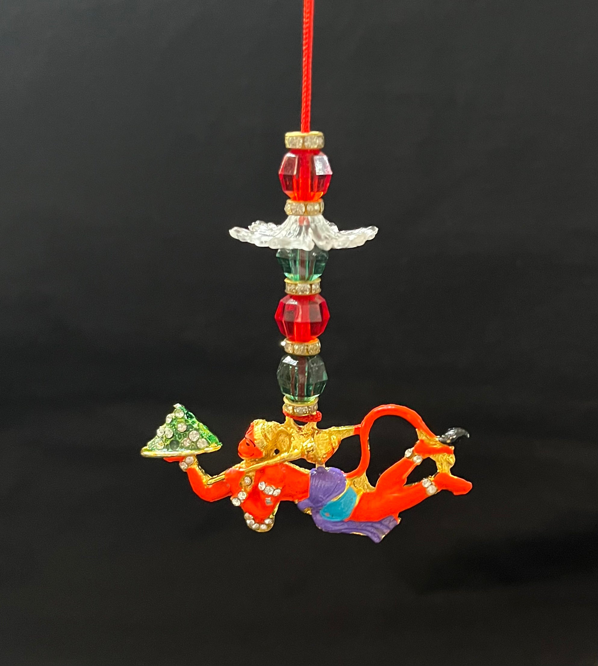 Beaded Flying Hanuman Ornament