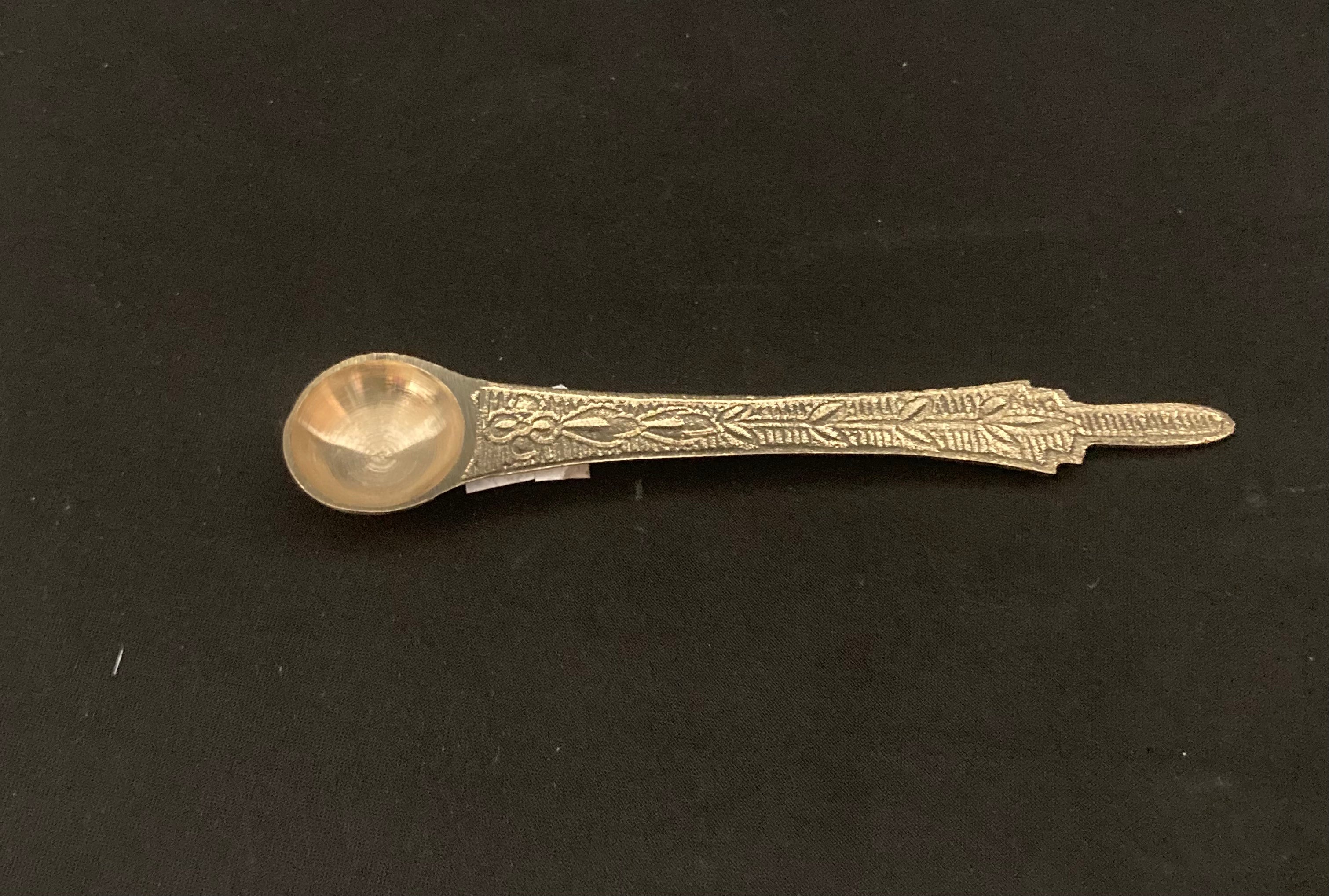 Brass puja spoon 5.5”