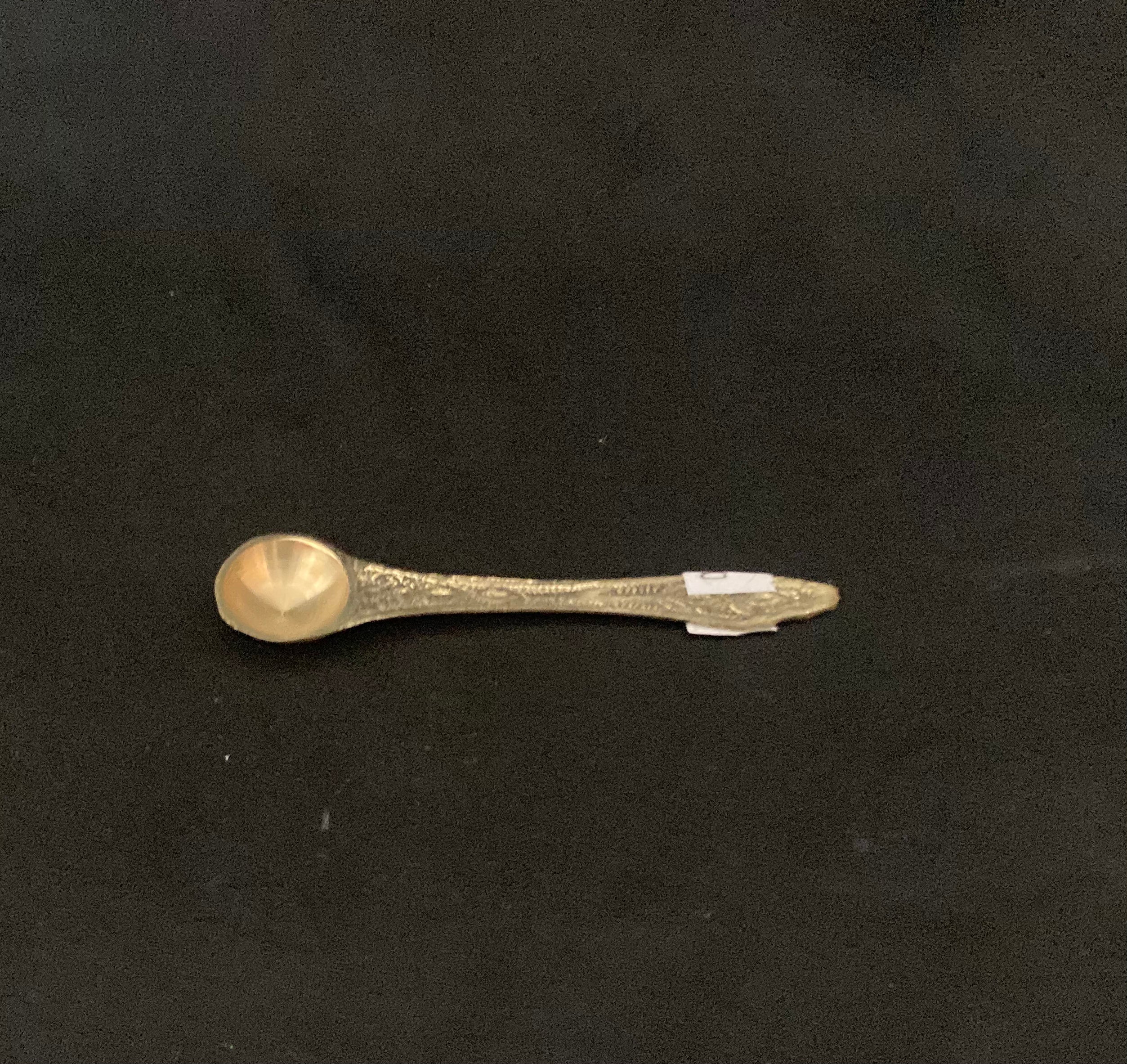 Brass puja spoon 4.5”