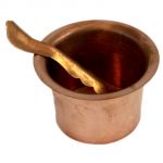MEDIUM COPPER CUP WITH SPOON