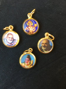 Large Maharajji and Hanuman Pendant