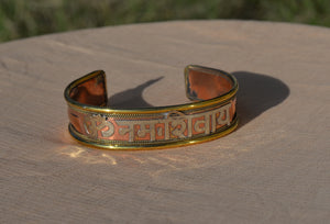 Om Namah Shivaya Copper Bracelet